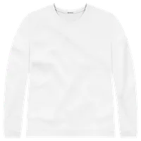 StringKing Men's Pima Cotton Crewneck Sweatshirt - Relaxed Fit, White, Front