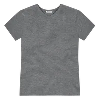 StringKing Men's FlexStyle Short Sleeve V-Neck T-Shirt - Sharp Fit, Heather Gray, Front