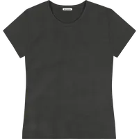 StringKing Women's FlexTech Short Sleeve Crewneck T-Shirt - Relaxed Fit, Black, Front
