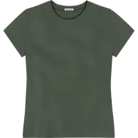 StringKing Women's Pima Jersey Tee - Relaxed Fit, Moss, Front