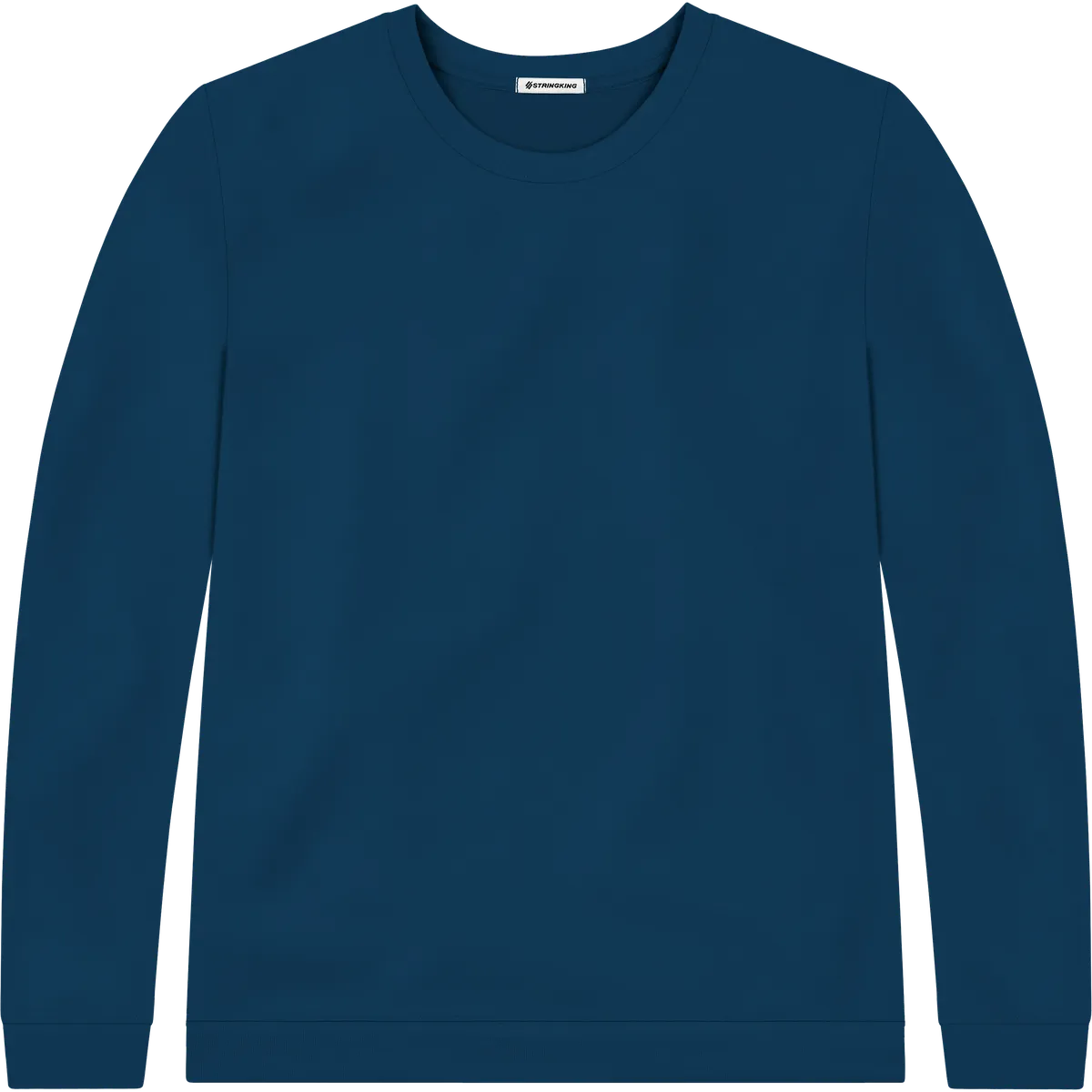 StringKing Men's StayWarm Sweater - Sharp Fit, Navy Blue, Front