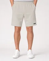 StringKing Men's Pima Terry Shorts - Relaxed Fit, Moonstruck, Full Front - Human Model - Waist to Mid-calf