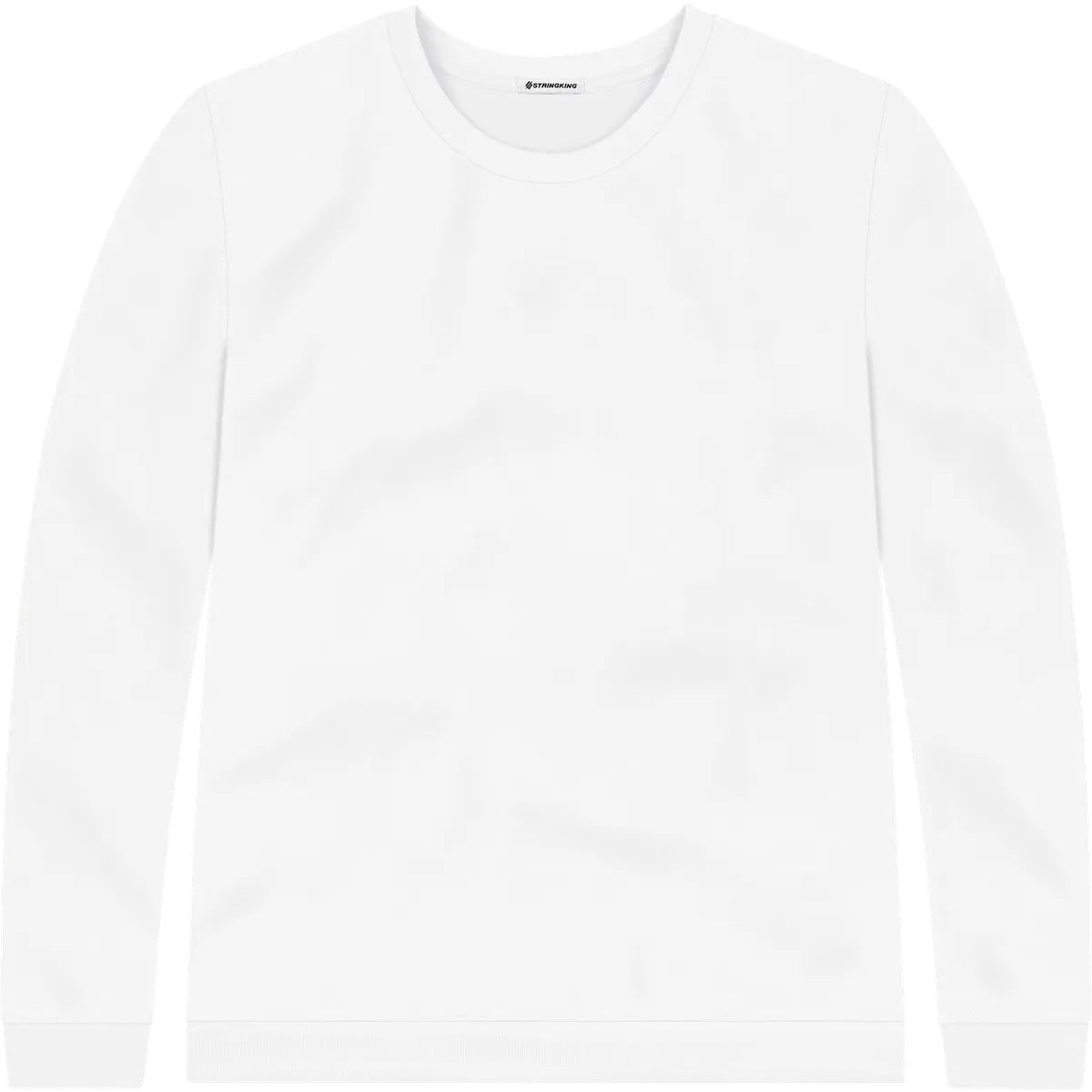 StringKing Men's StayWarm Sweater - Sharp Fit, White, Front