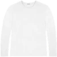 StringKing Men's StayCool Long Sleeve Tee - Sharp Fit, White, Front