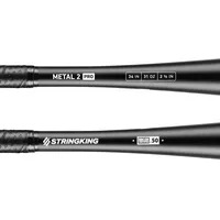 StringKing Metal 2 Pro BBCOR - Drop 3, 34" / 31 oz, Black, Bat Details, Horizontal