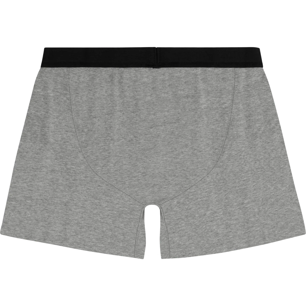 StringKing Men's Pima Cotton Boxer Briefs - Heather Gray, Back