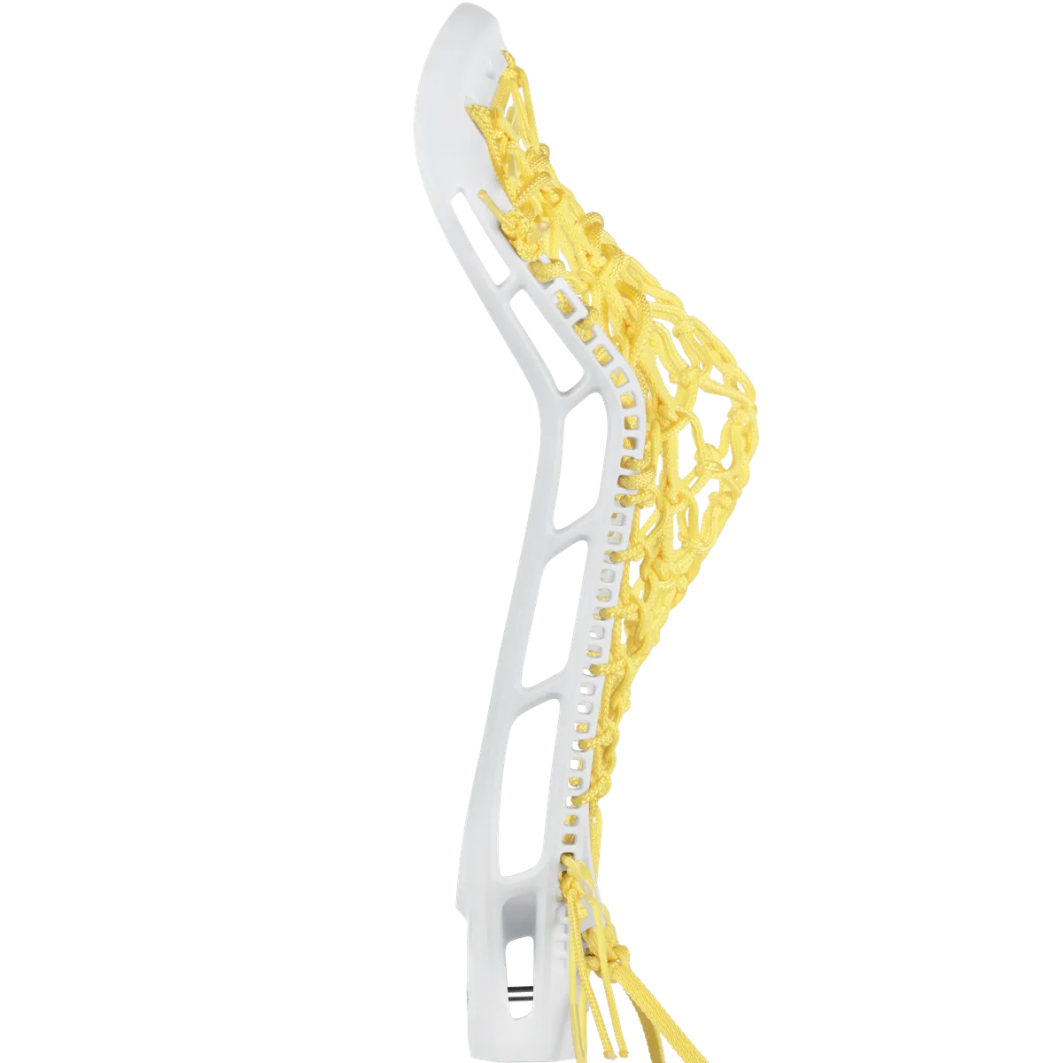 StringKing Women's Mark 2 Midfield - Strung, Mid, Tech Trad, White / Yellow, Strung, Side