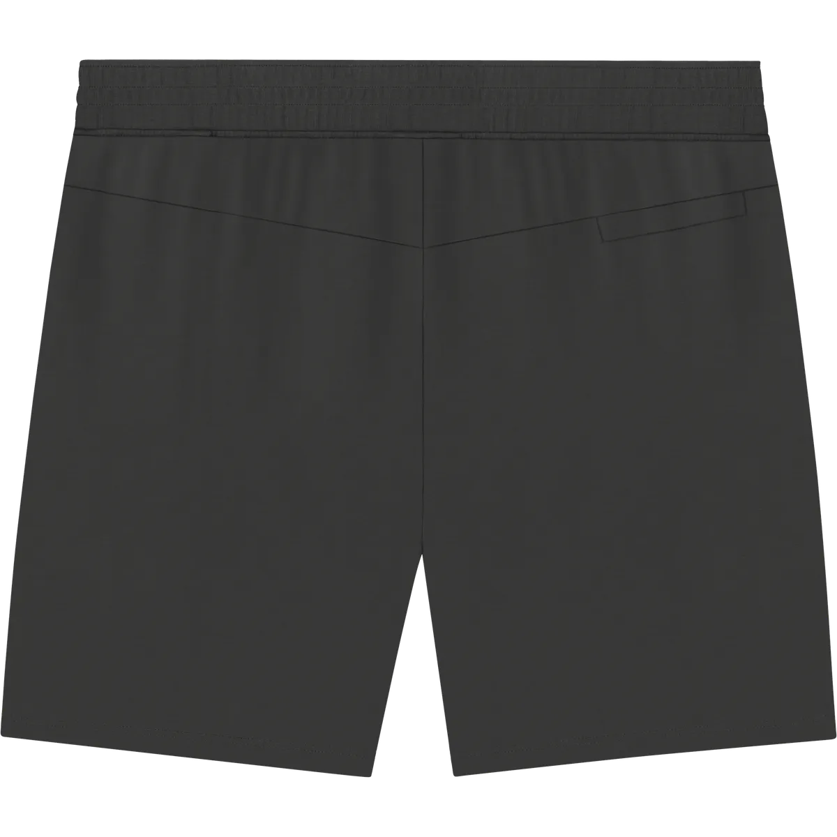 StringKing Men's Pima Terry Shorts - Relaxed Fit, Black, Back