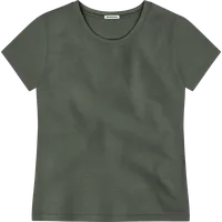 StringKing Women's FlexStyle Short Sleeve Crewneck T-Shirt - Relaxed Fit, Thyme, Front