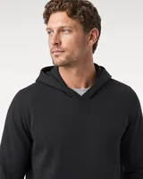 StringKing Men's StayWarm Hoodie - Sharp Fit, Black, Collar Shoulder - Human Model