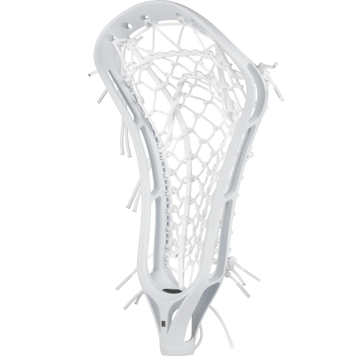 StringKing Women's Legend - Strung, Mid, Tech Trad, White / White, Strung, Angled Front