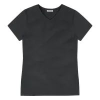 StringKing Women's FlexStyle Short Sleeve V-Neck T-Shirt - Sharp Fit, Moonless Night, Front