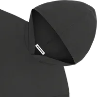 StringKing Men's Pima Jersey Hoodie - Relaxed Fit, Black, Detail