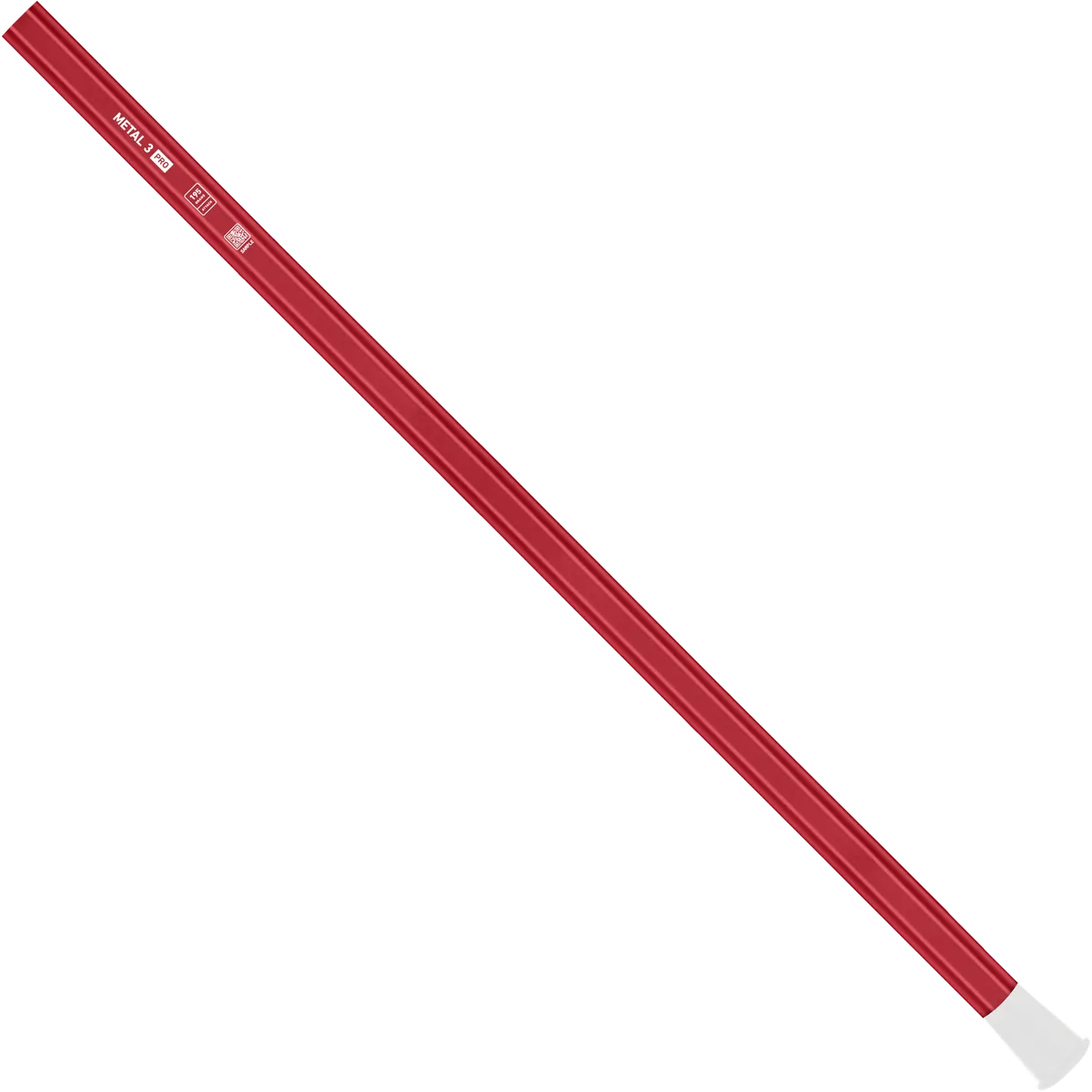 StringKing Metal 3 Pro Attack - 195 Grams, Red, Full Length, Angled, Left Side, With Butt End