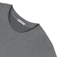 StringKing Men's FlexTech Short Sleeve Crewneck T-Shirt - Relaxed Fit, Heather Gray, Detail
