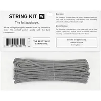 StringKing Women's String Kit - String Kit, Gray, Packaged, Back