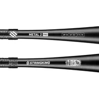 StringKing Metal 2 Pro USSSA - Drop 8, 29", Black, Bat Details, Horizontal