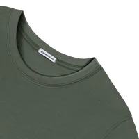 StringKing Men's FlexStyle Short Sleeve Crewneck T-Shirt - Relaxed Fit, Thyme, Detail