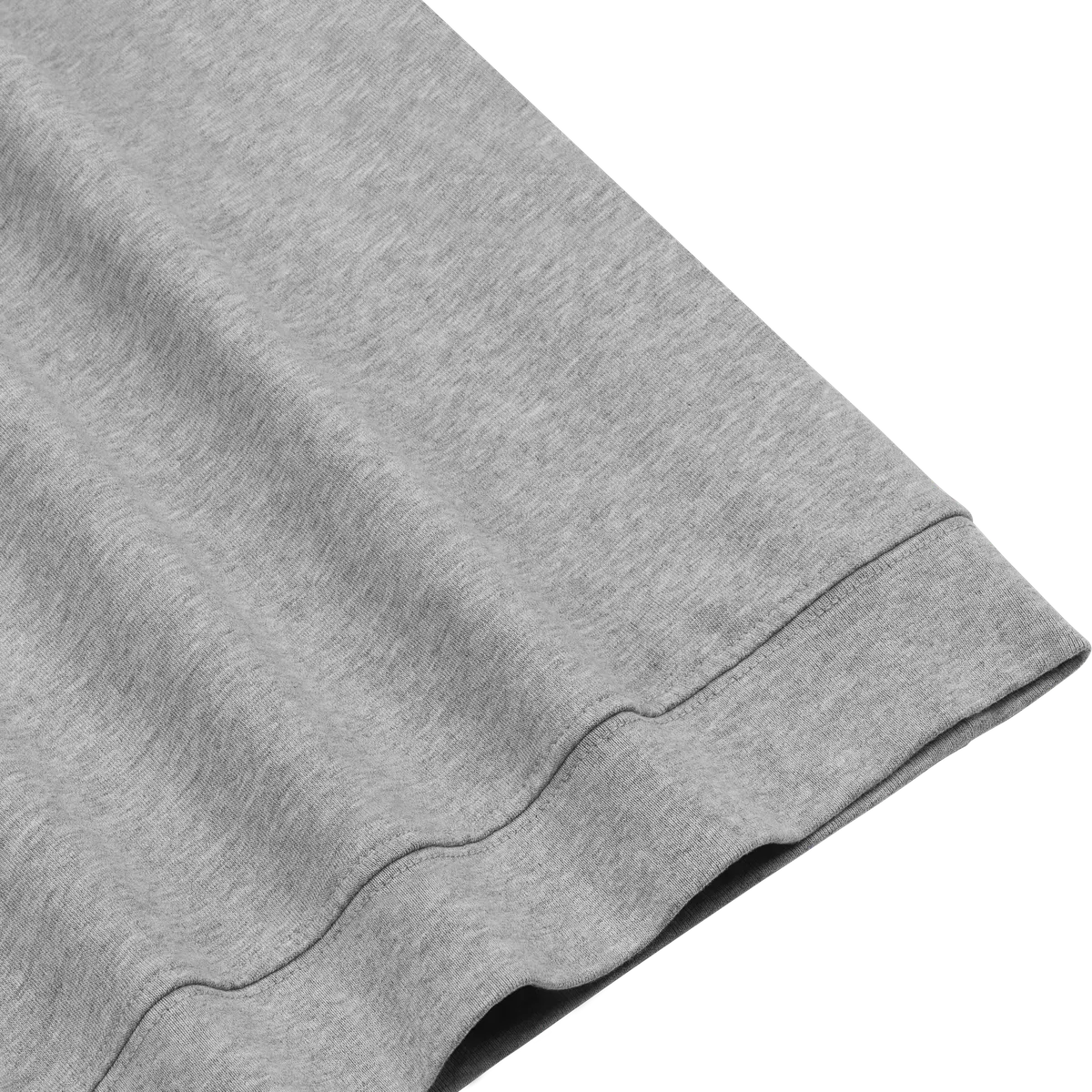 StringKing Men's Pima Cotton V-Neck Sweatshirt - Sharp Fit, Heather Gray, Fabric