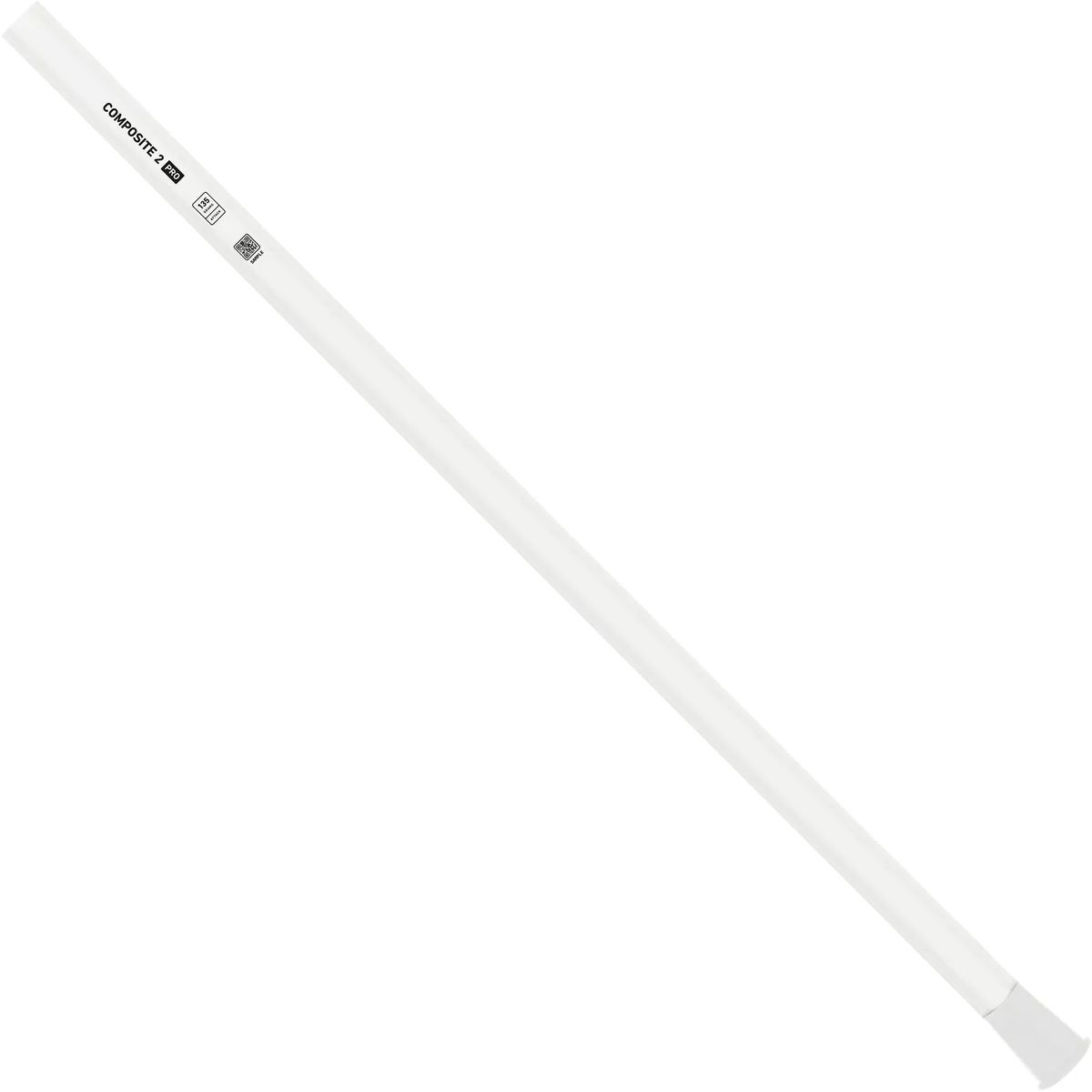 StringKing Composite 2 Pro Attack - 135 Grams, White, Full Length, Angled, Left Side, With Butt End