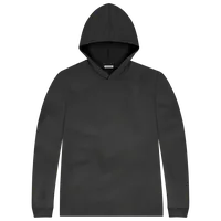 StringKing Men's Pima Cotton Lightweight Hoodie - Sharp Fit, Black, Front