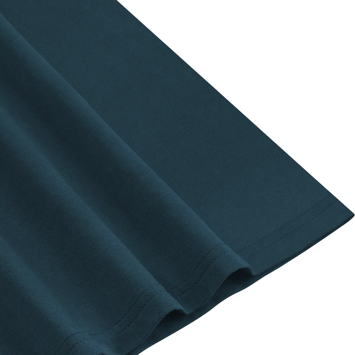 StringKing Men's Pima Terry V-Neck Tee - Sharp Fit, Navy, Fabric