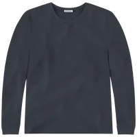 StringKing Men's FlexStyle Long Sleeve Crewneck T-Shirt - Relaxed Fit, India Ink, Front