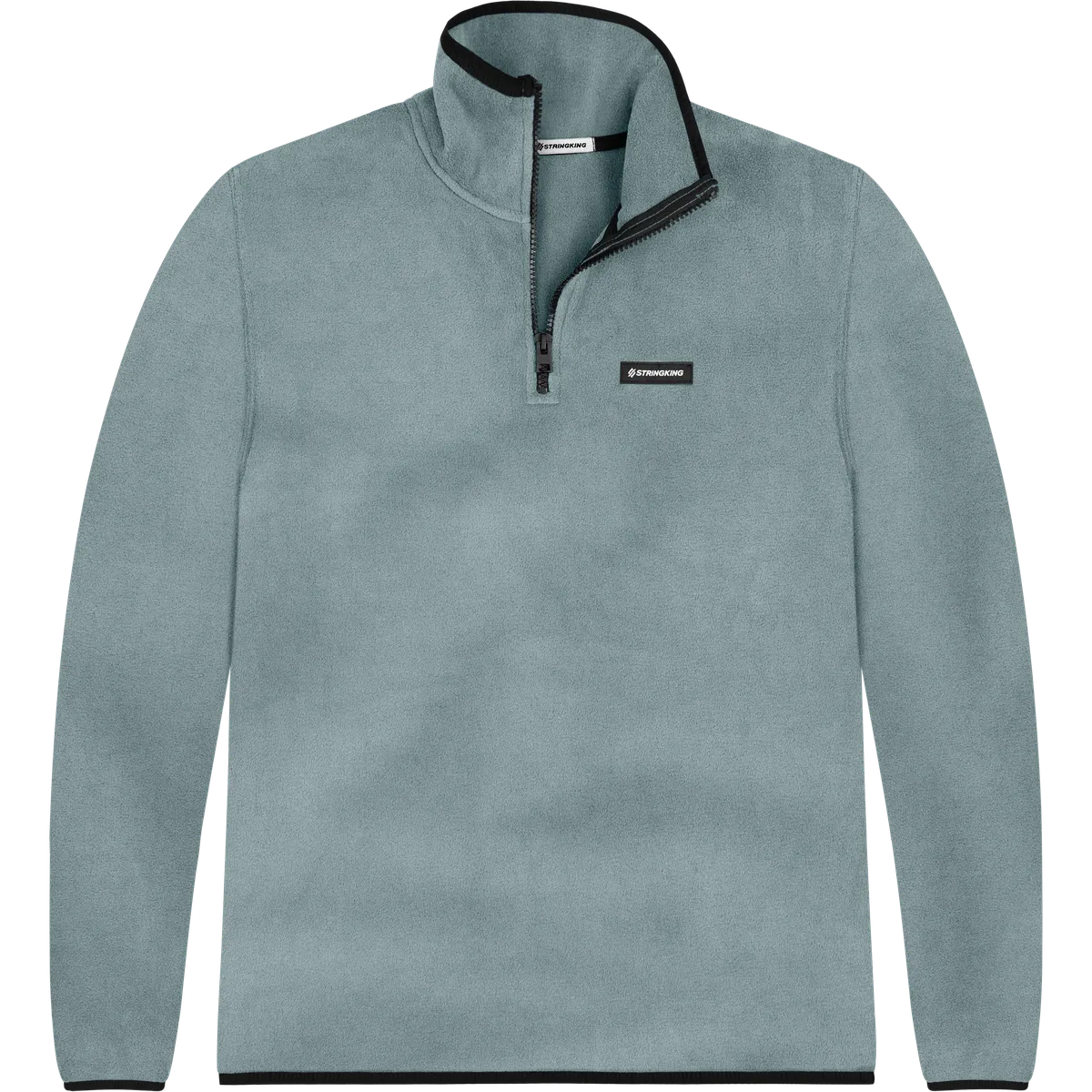 StringKing Men's Polartec Fleece Quarter Zip - Relaxed Fit, Slate, Front