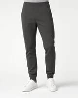 StringKing Men's Pima Terry Sweatpants - Sharp Fit, Peat, Full Front - Human Model - Waist to Feet