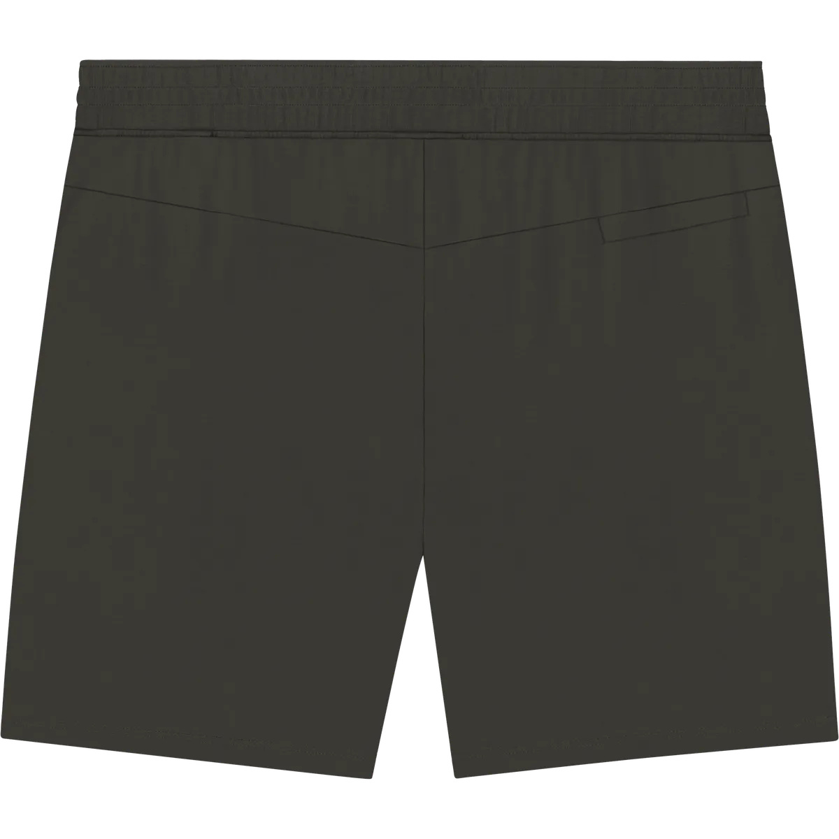 StringKing Men's Pima Terry Shorts - Relaxed Fit, Peat, Back