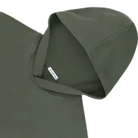 StringKing Women's Pima Cotton Hoodie - Sharp Fit, Moss, Detail
