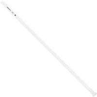 StringKing Composite 3 Goalie - 162 Grams, White, Full Length, Angled, Left Side, With Butt End