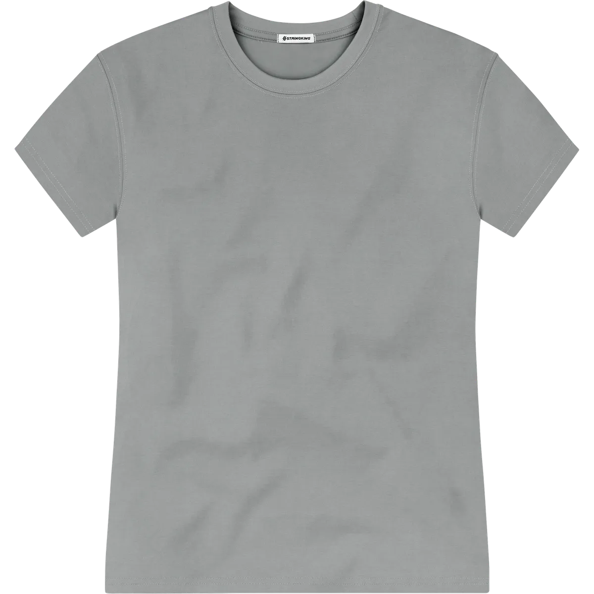 StringKing Men's StayWarm T-Shirt - Compression Fit, Gray, Front