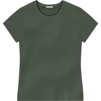 StringKing Women's Pima Terry Tee - Relaxed Fit, Moss, Front