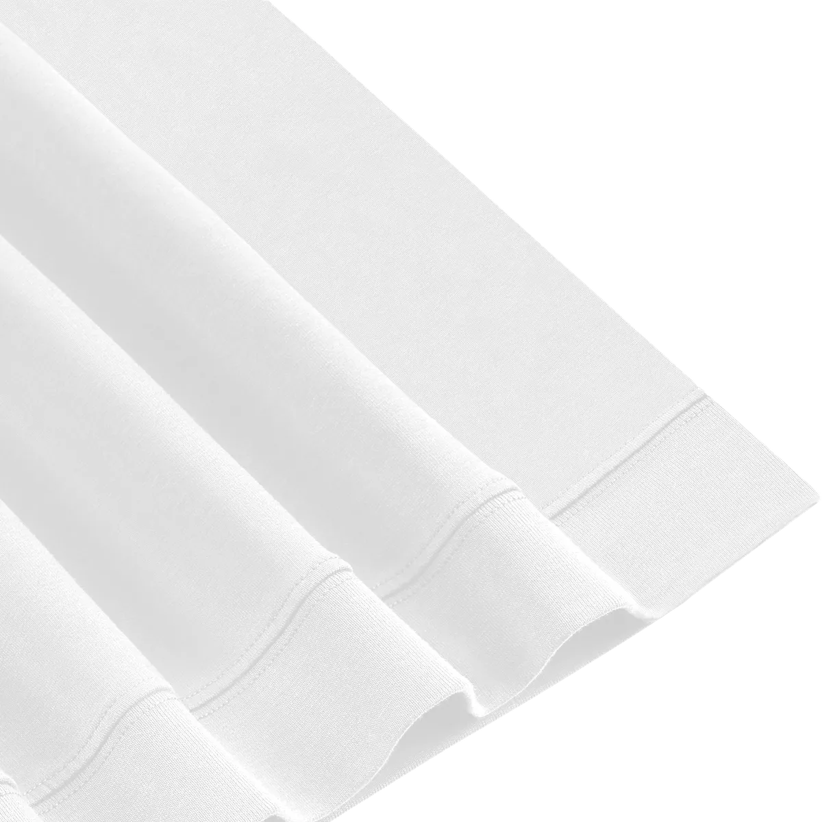 StringKing Men's Pima Terry Henley - Sharp Fit, White, Fabric