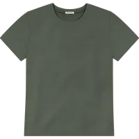 StringKing Men's Heavy Pima Cotton T-Shirt - Relaxed Fit, Moss, Front