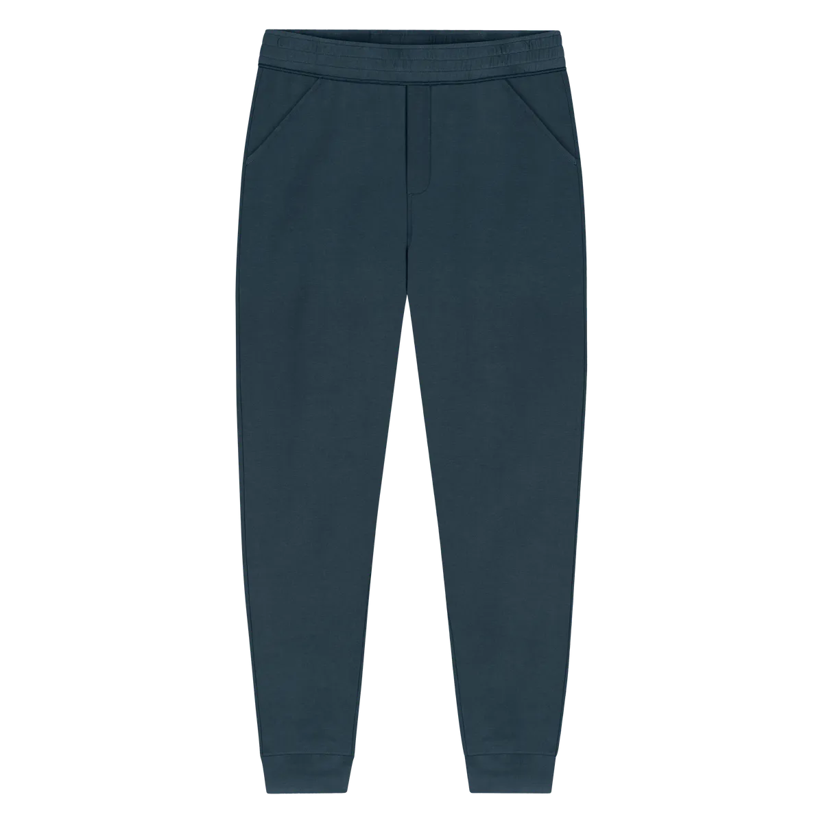StringKing Men's Pima Cotton Sweatpant - Relaxed Fit, Navy, Front