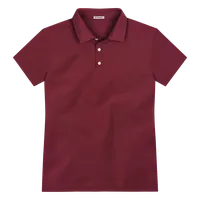StringKing Men's FlexStyle Short Sleeve Polo - Sharp Fit, Rhubarb, Front