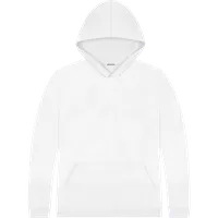 StringKing Men's StayWarm Hoodie - Relaxed Fit, White, Front