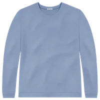 StringKing Men's Pima Cotton Crewneck Sweatshirt - Relaxed Fit, Slate Blue, Front