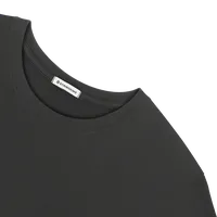 StringKing Women's Pima Terry Tee - Sharp Fit, Black, Detail