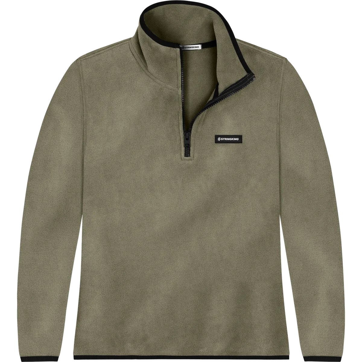 StringKing Women's Polartec Fleece Quarter Zip - Relaxed Fit, Mermaid, Front