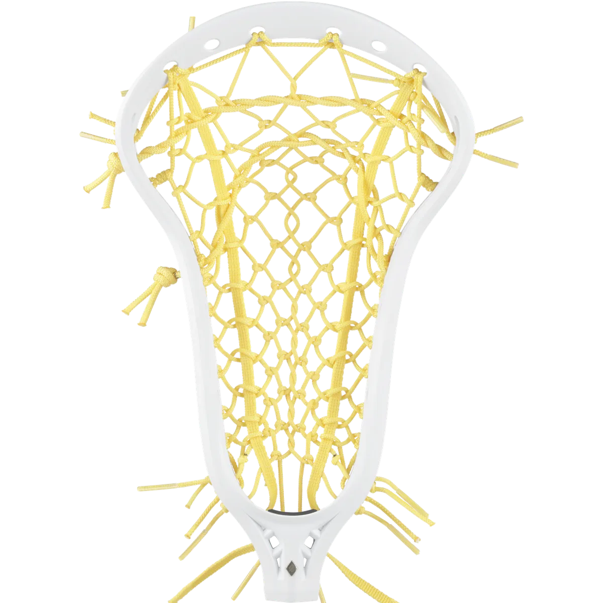 StringKing Women's Mark 2 Midfield - Strung, High, Tech Trad, White / Yellow, Strung, Face