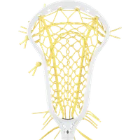 StringKing Women's Mark 2 Midfield - Strung, High, Tech Trad, White / Yellow, Strung, Face