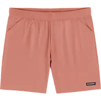StringKing Men's Nylon Flex Shorts - Sharp Fit, Crabapple, Front