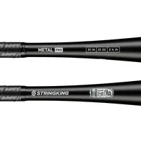 StringKing Metal Pro USSSA - Drop 10, 31" / 21 oz, Black, Bat Details, Horizontal