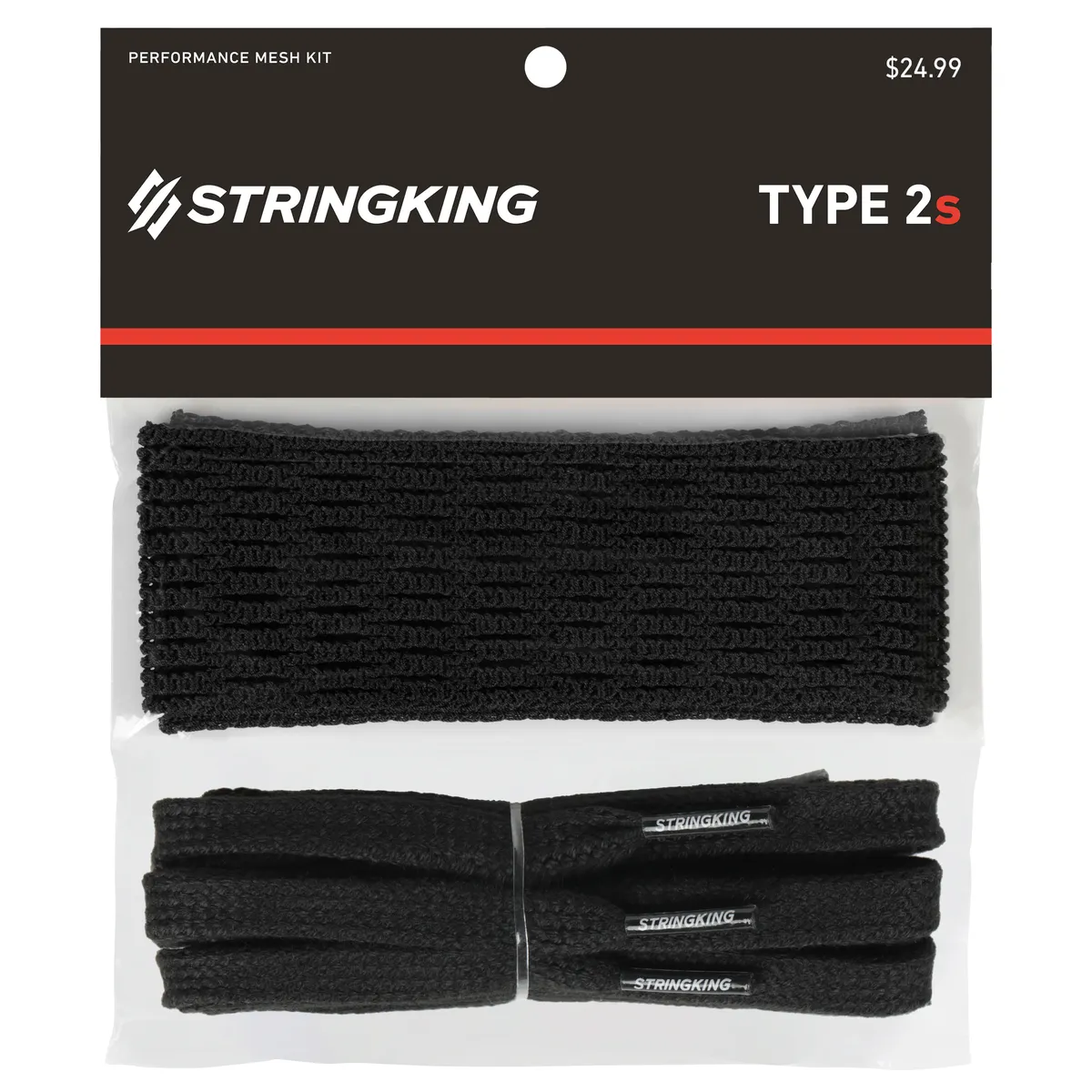 StringKing Type 2 - Type 2s, Mesh Kit, Black, Packaged with Strings