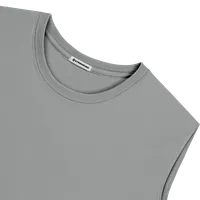 StringKing Men's StayCool Tank Top - Sharp Fit, Gray, Detail