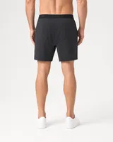 StringKing Men's StayCool Boxers - Relaxed Fit, Black, Full Back - Human Model - Chest to Feet