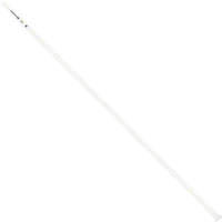 StringKing Composite 3 Pro Defense - 360 Grams, White, Full Length, Angled, Left Side, With Butt End
